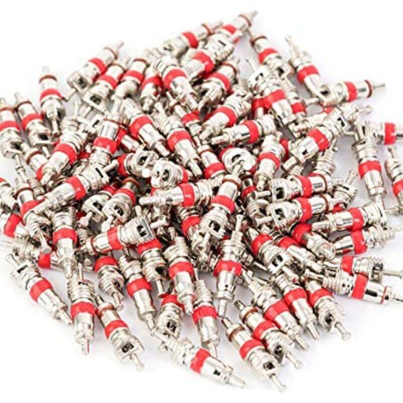 

California Formula-T Car Truck Tire Valve Stem Core, 15 Pieces, Silver
