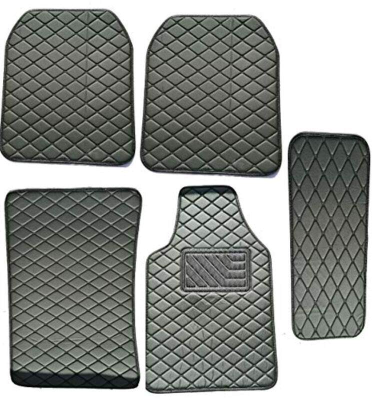 

Flak Universal Fit Car Floor Mats, 5 Pieces, Black