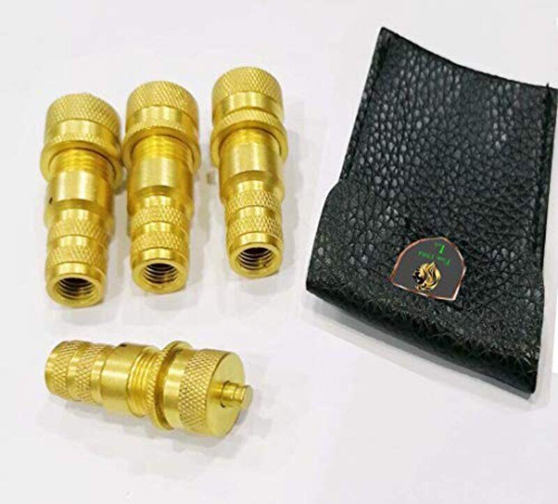 

Flak Universal Brass Off-road Tyre Deflator Kit, 4 Pieces, Gold