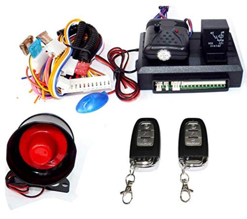 

Shenu Universal Car Alarm System Remote Control 2 Keys, Black