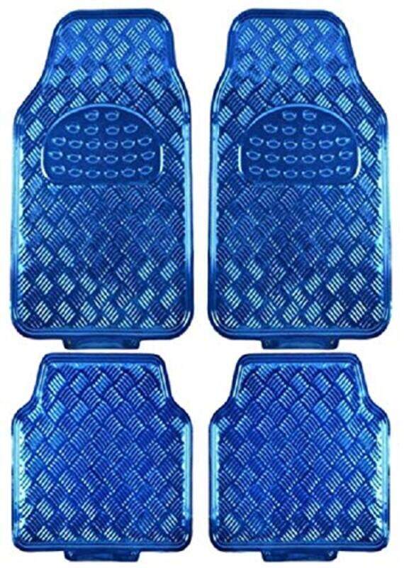 

Matrix Metallic Car Mats, 4 Pieces, Blue