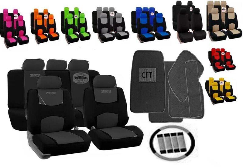 

CFT Car Seat Covers Full Set, Black