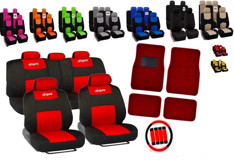

CFT Car Seat Covers Full Set, Red
