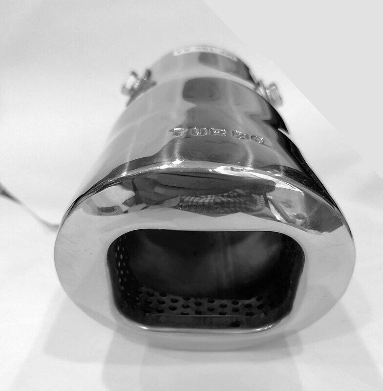 

Flak Sports Performance Bolt-On Resonated Muffler, Silver
