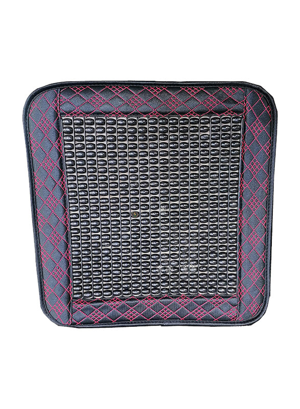 

Flak Wood Cooling & Breathing Automotive Beaded Driver Seat Cushion, Tech F, Multicolour