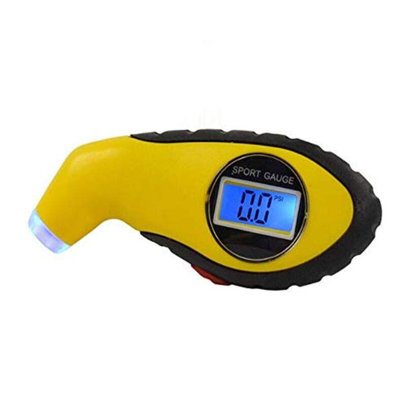 

Generic Lcd Digital Auto Air Pressure Tire Tyre Gauge Tester, Yellow