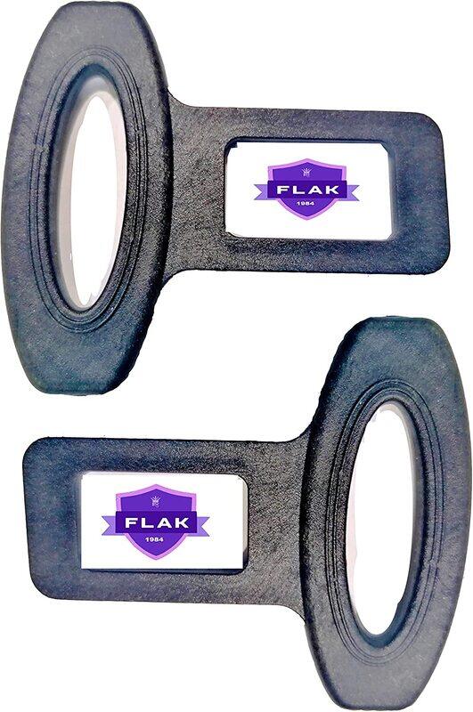 

Master Flak Car Safety Seat Belt Buckle, 2 Pieces, Black