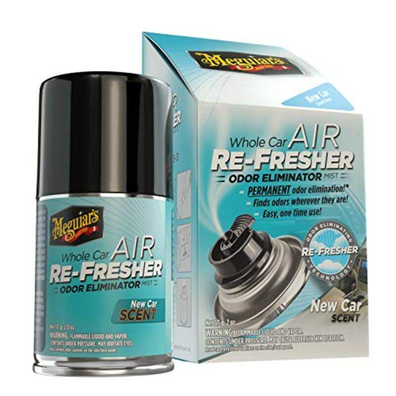 

Meguiar's Whole Air Re-fresher Odour Eliminator Mist Car Scent Spray, Blue