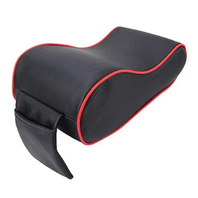 

Lucklystar PU Leather & Memory Foam Wrapped Armrest Box, Black