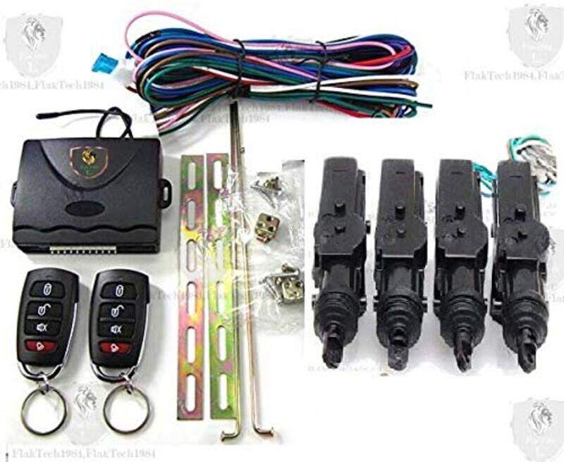 

Flaktech Car 02 Remote Control Keyless Entry System Kit, 4 Pack, Multicolour