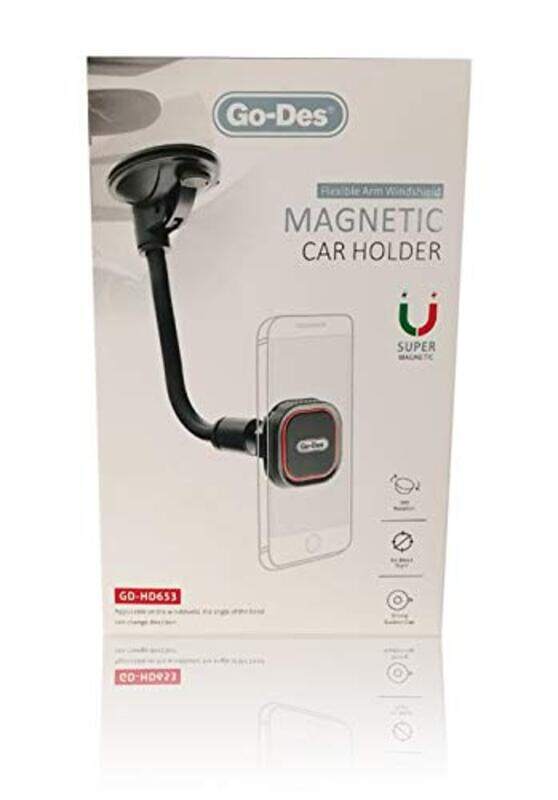 

Go-Des Magnetic Car Holder, HD 653, Black