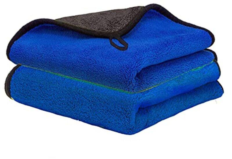 

CFT Ultrasoft Auto Detailing Towel Cloth, Size 4, 6 Pieces, Large, Blue