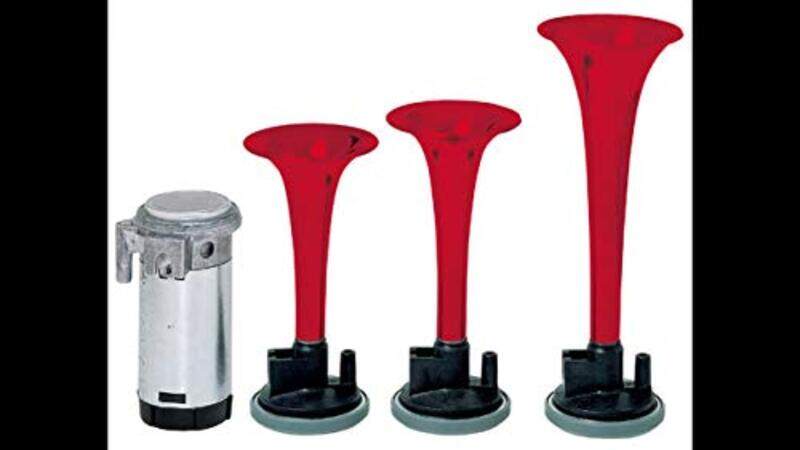 

Hella Store 003001621 12v 3-Trumpet Air Horn Kit, Multicolour