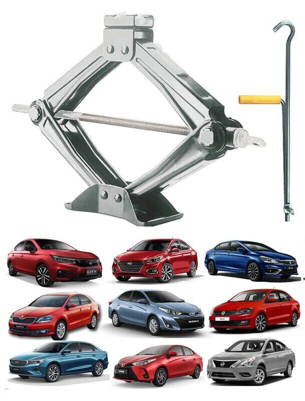 

CFT California Scissor Car Jack, 1.5 Ton, Silver