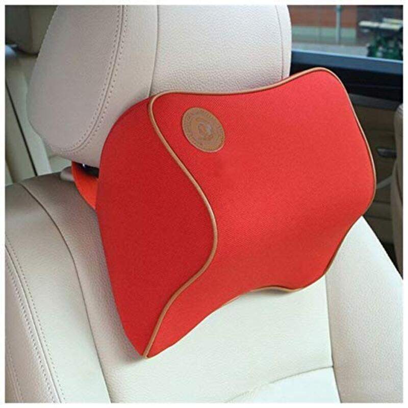 

Weholy Memory Foam Car Neck Cushion, Red