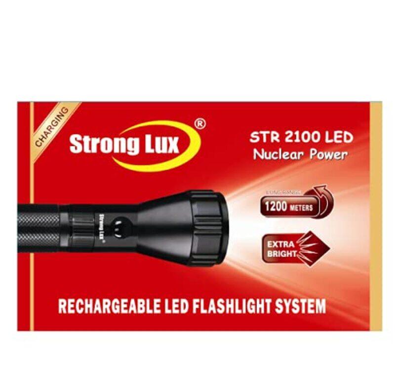 

Strong Lite Rechargeable LED Flashlight System Torch, SRL-01-14, Black