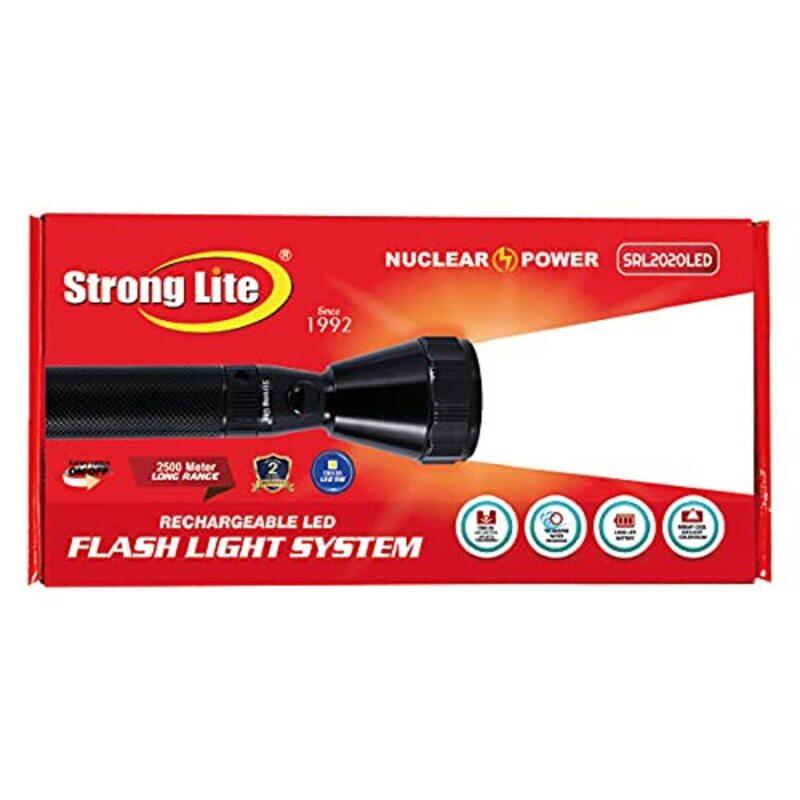

Strong Lite Rechargeable LED Flashlight System Torch, SRL-01-3, Black