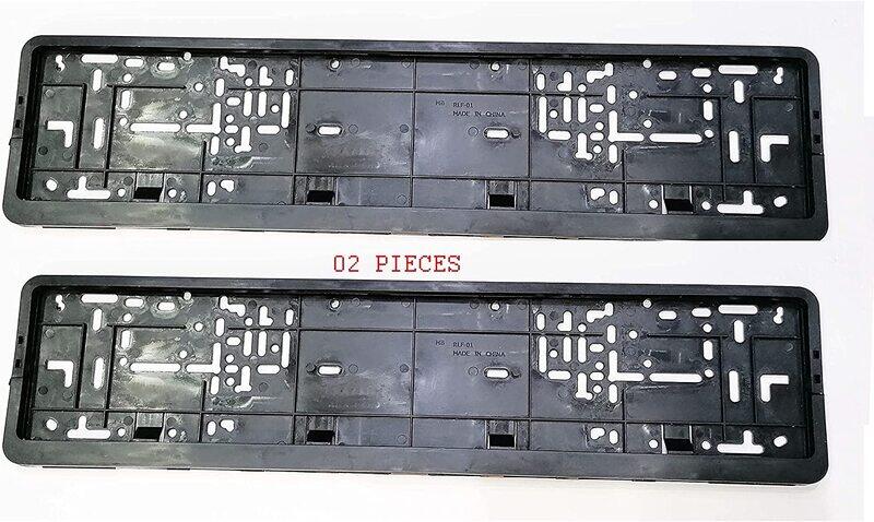 

Flak Tech Car Number Plate Holders, 2 Pieces, White