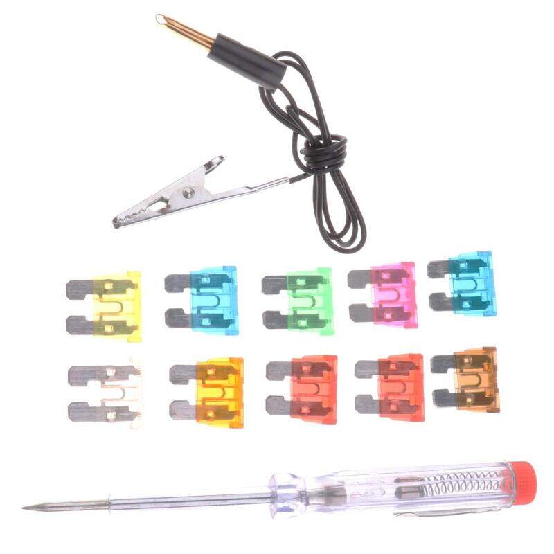 

Magneto-UAE 3W Auto Car Plug-In Fuse with Tester Test Pencil Kit, Multicolour