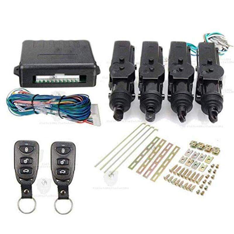 

Flaktech Car 02 Remote Control Keyless Entry System Kit, 4 Packs, Multicolour