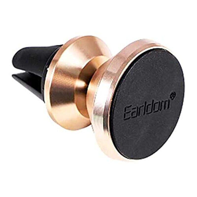 

Earldom A/C Vent Magnetic Suction Mobile Holder Mount, Et-Eh22, Black/Gold