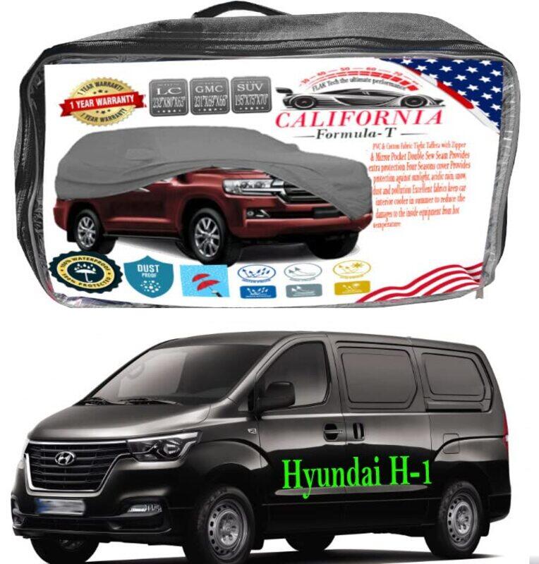 

CFT Car Body Cover with Working Gloves for Hyundai H1, Black
