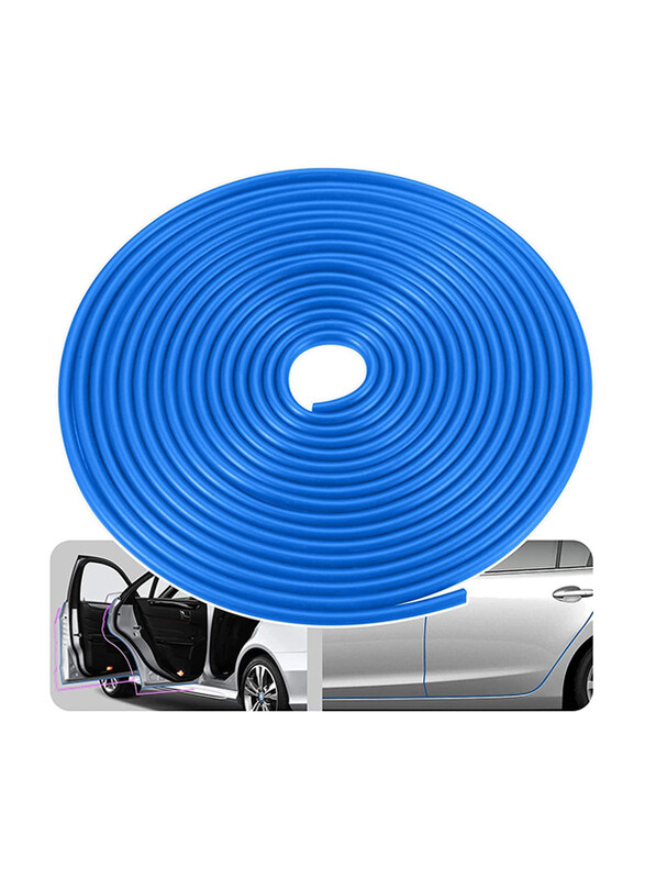 

Flak Long Car Door Edge Guards, 05 Meters, Blue