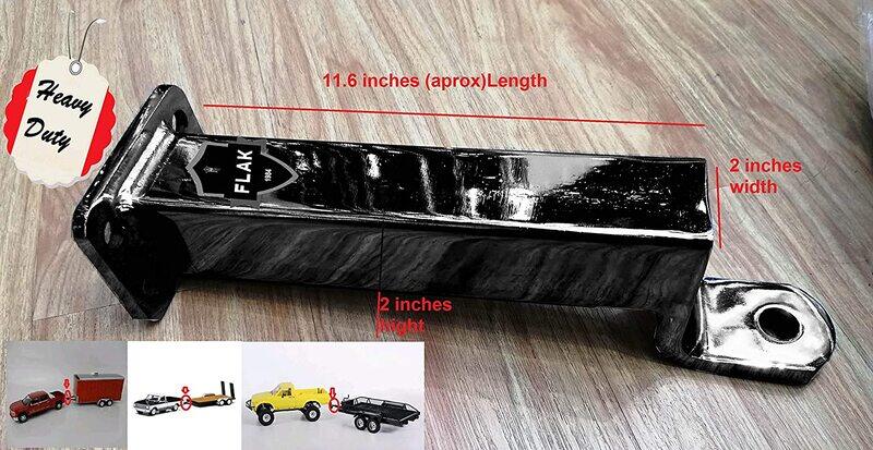 

Master Flak Universal Heavy Duty Tow Hitch Receiver, Style M, Silver