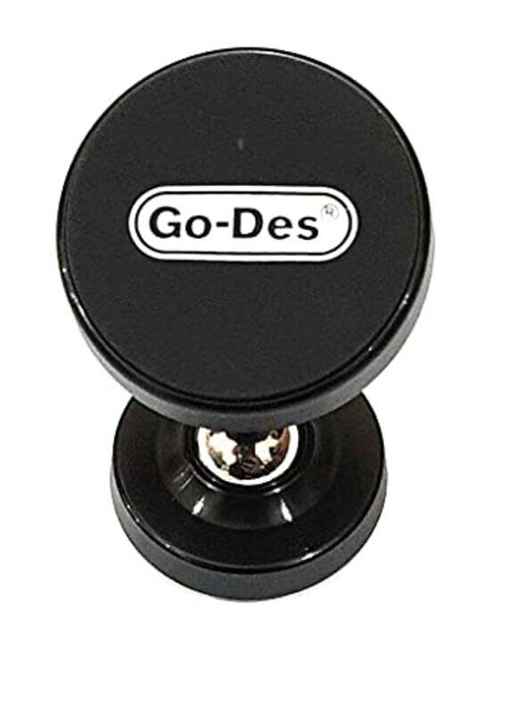 

Go-Des Car Phone Holder Magnetic Dashboard Mobile Mount, Black