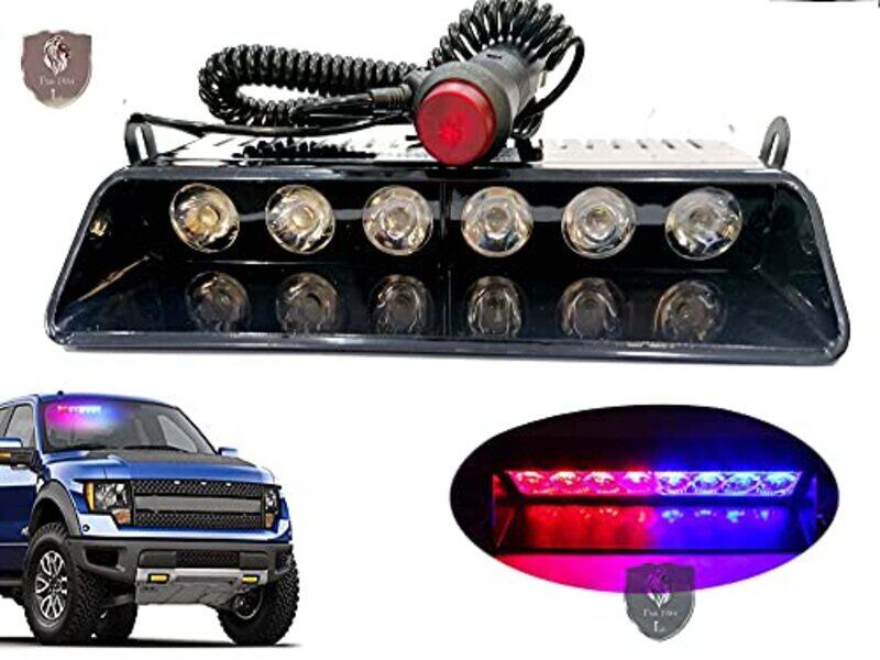 

Master 9 Led Flash Boat Truck Car Flashing Warning Signal Emergency Windshield Strobe Light Lamp with Sucker Holder, Black