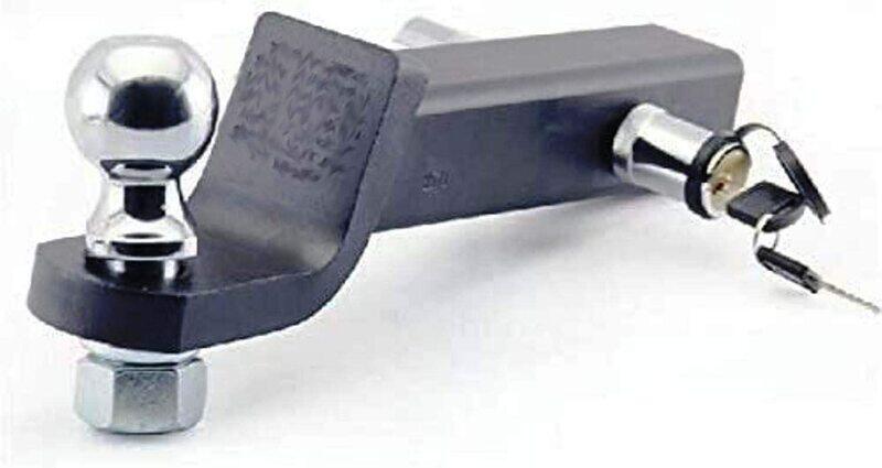 

Cattle Drag Hook Tow Hitch Arm Joint Chrome Ball and Stainless Lock, 2-inch, Silver