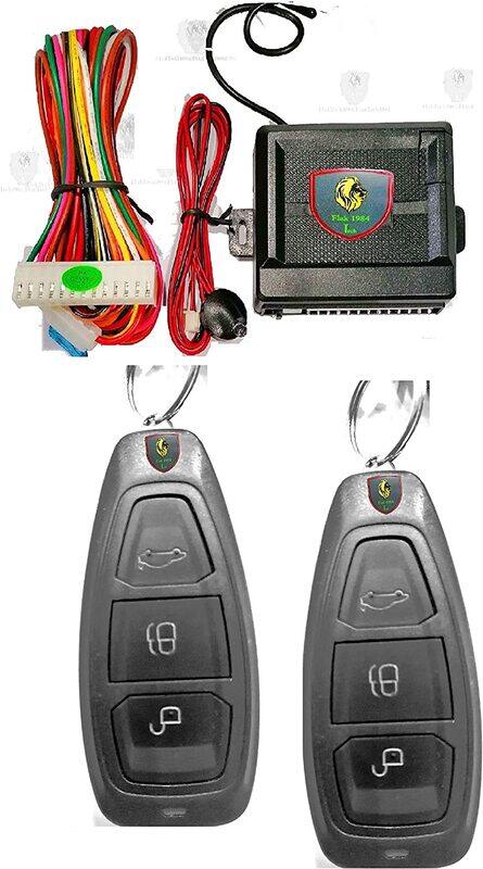 

Flak Tech Universal Car Door Lock Keyless Entry System Remote Central Control Box Kit, Black