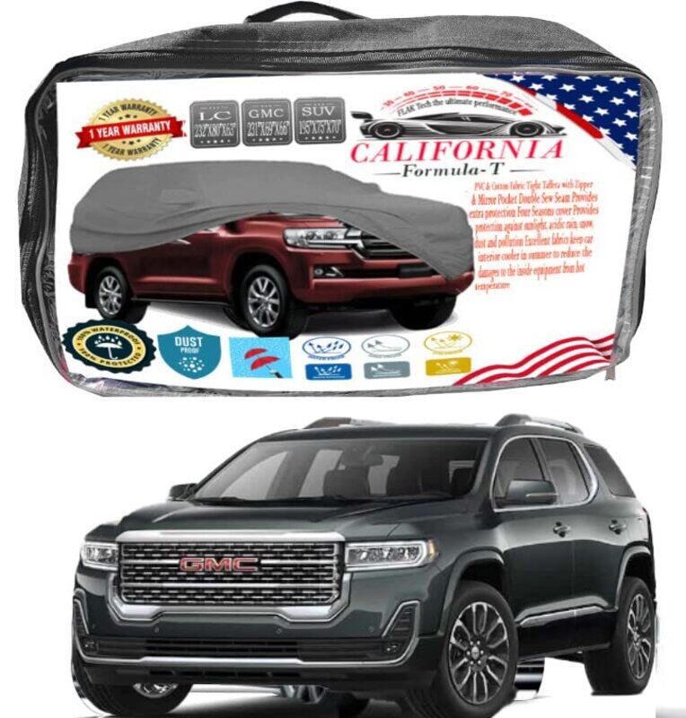 

CFT Car Body Cover with Working Gloves for Acadia GMC, Black