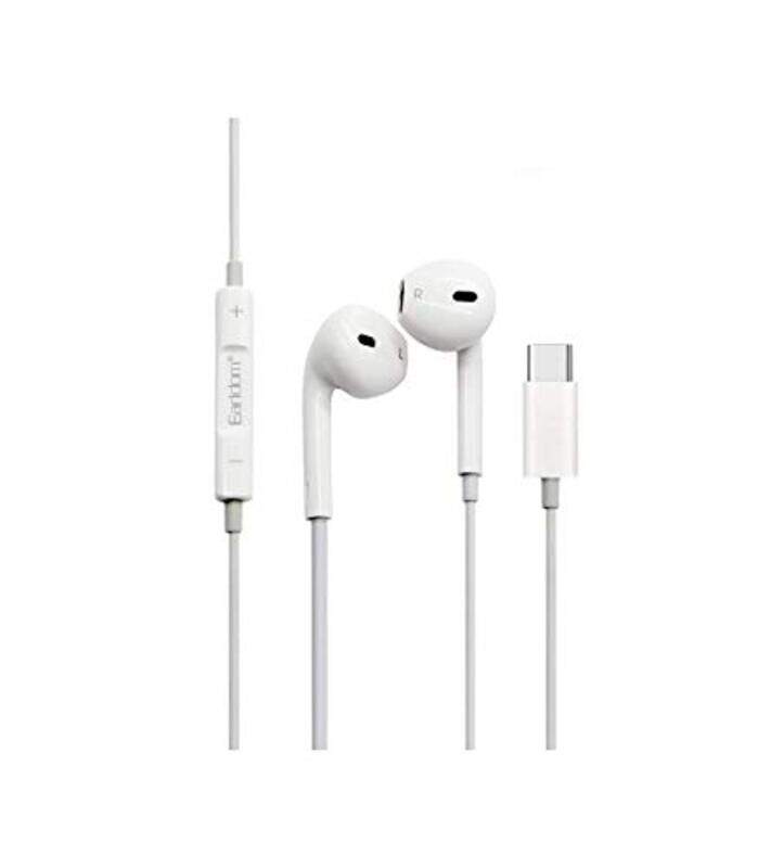 

Earldom Type-C In-Ear Noise Cancelling Earphones with Mic, 120cm, ET-E19, White