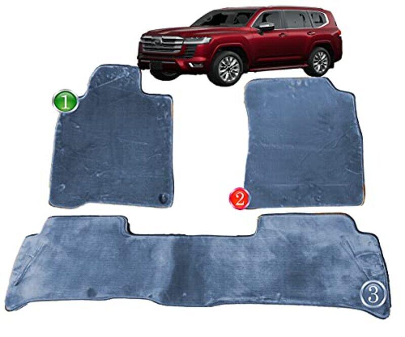 

Flak Plush Super Soft Floor Mat for Land Cruiser 200 VXR, Grey