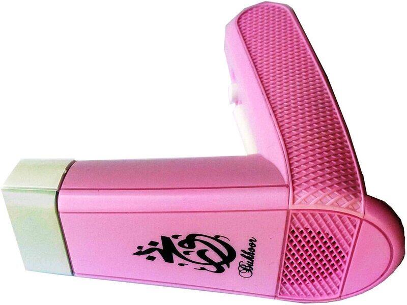 

Bukhoor Portable Mini Oudh Incense Burner with USB Power Rechargeable, Pink