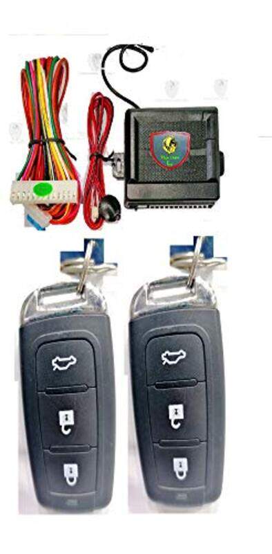 

Flak Universal Car Door Lock Keyless Entry System with Trunk Release Button Remote, Black