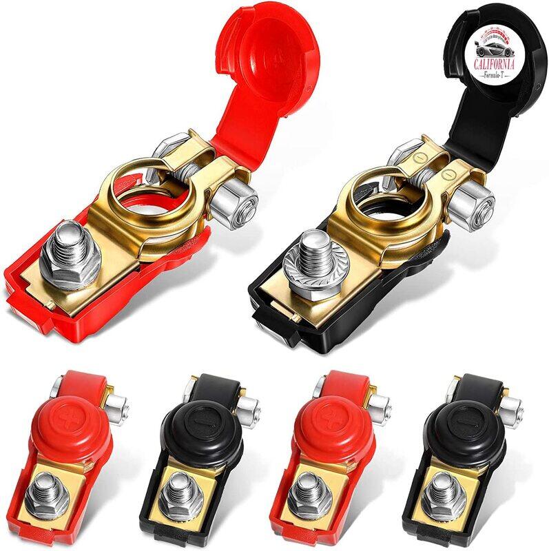 

Flak Tech Quick Release Battery Terminals Clamps, 24 Pieces, Black/Red