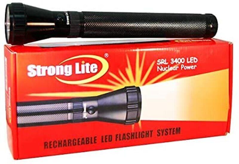 

Strong Lite Rechargeable LED Flashlight System Torch, SRL-10, Black