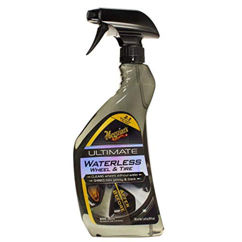 

Meguiar's G190424 Ultimate Waterless Wheel & Tire Dressing, 24 Oz, Black