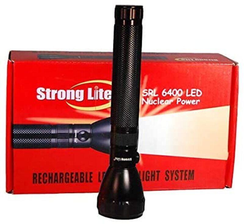 

Strong Lite Rechargeable LED Flashlight System Torch, SRL-07, Black
