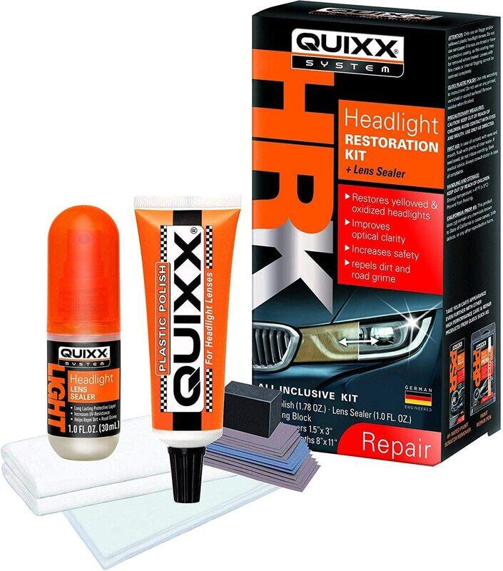 

Quixx Headlight Restoration Kit and Sealer