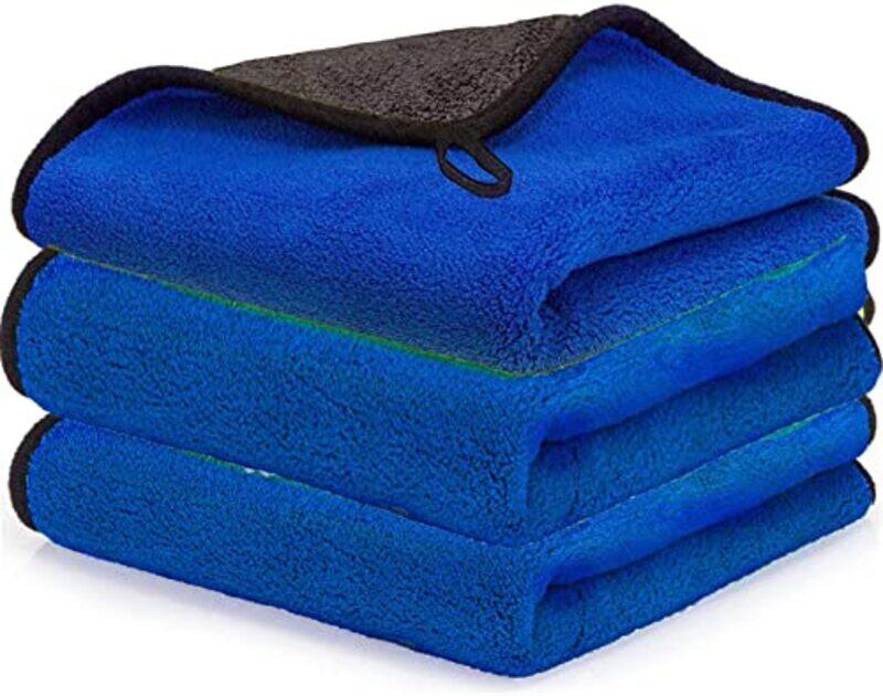 

CFT Ultrasoft Auto Detailing Towel Cloth, Size 2, 6 Pieces, Large, Blue