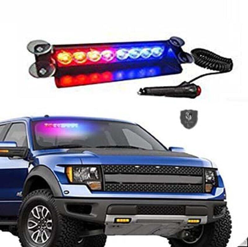 

Master Car Flash Warning Signal Strobe Light Lamp with Sucker Holder, 6 LED 2