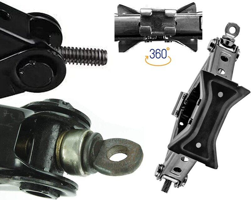 

CFT California Scissor Car Jack for Suzuki Swift, 1.5 Ton, Black