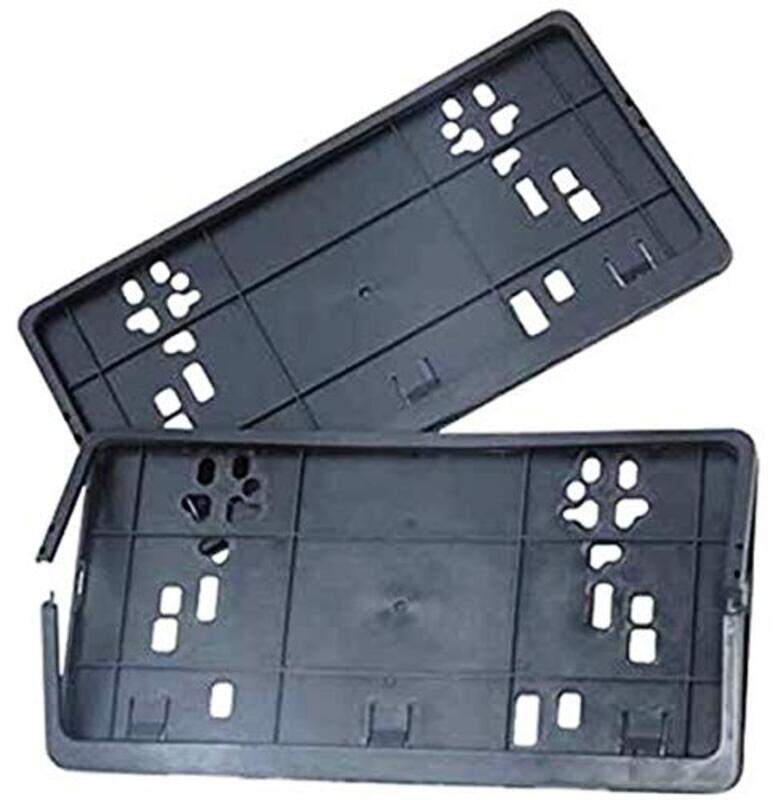 

Master Special Car License Plate Holder, 2 Pieces, Black