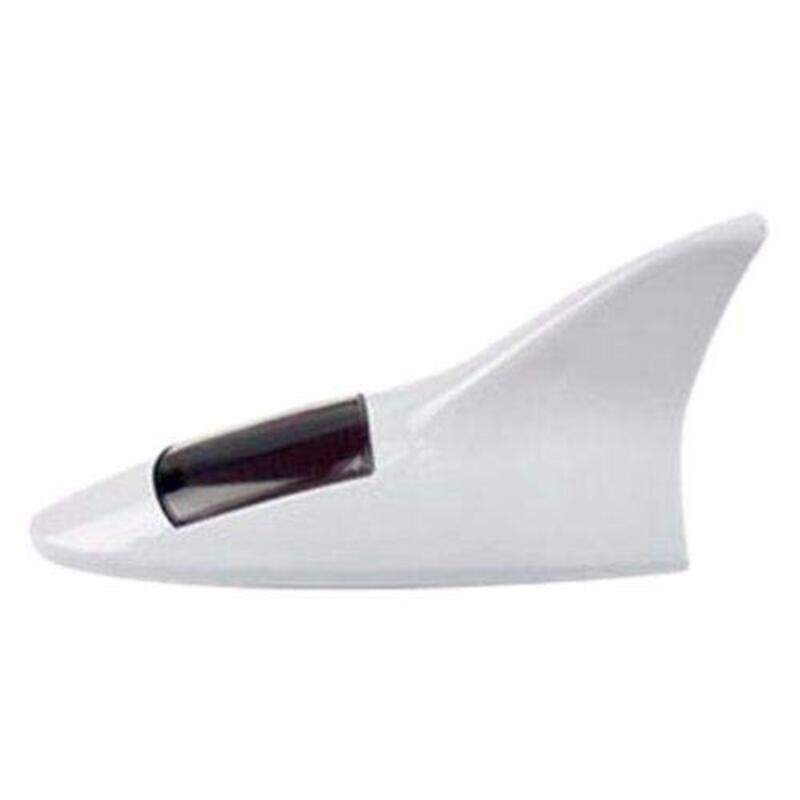 

Generic Flash 8-led Car Auto Shark Fin Antenna Style Warning Tail Light, White