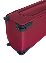 Senator KH247 Large Soft-Shell Hand Luggage Trolley Bag, 28-Inch, Red