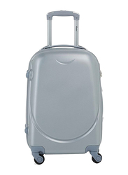 Senator KH134 3-Piece Lightweight Hard-Shell Luggage Suitcase Set, Silver