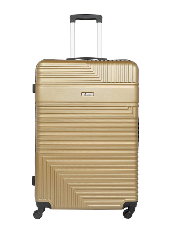 Senator KH120 Small Hard Case Carry On Luggage Suitcase with 4 Spinner Wheels, 20-Inch, Gold